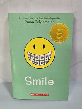 Smile By Raina Telgemeier Softcover Graphic Novel For Ages 8-14